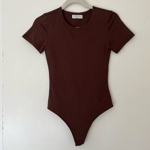 Brown Aritzia Bodysuit - Size Small
